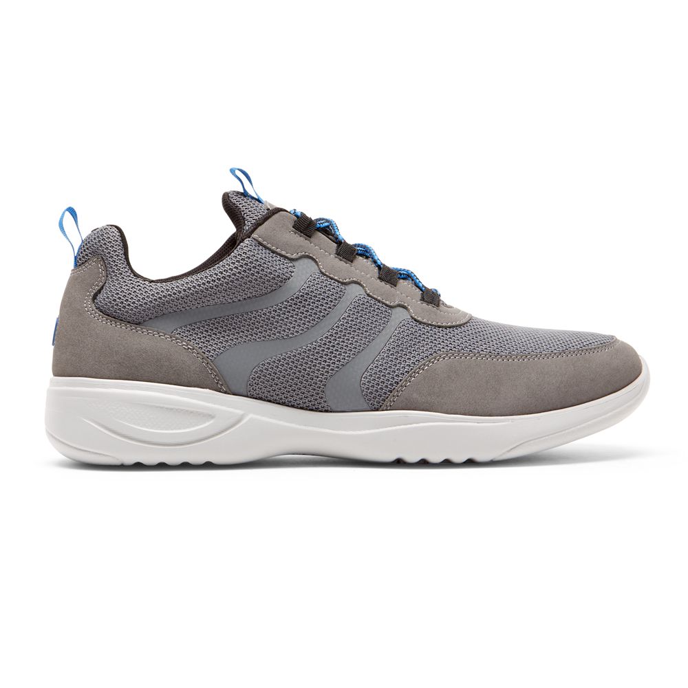Sapatilhas Rockport Metro Path Ghillie Homem - Cinzentas ( 461-UCJIPQ )